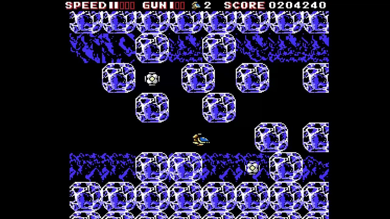 In Over Horizon, the ship navigates a cramped maze of ice blocks.